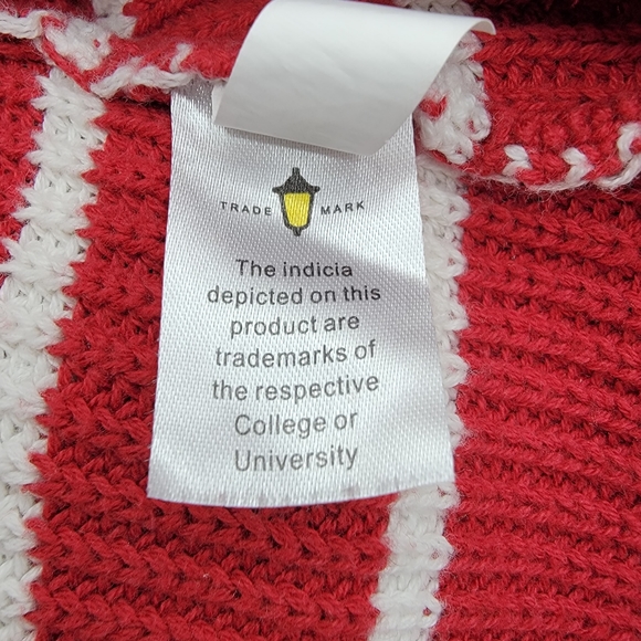 Emerson Street Clothing Co Sz Medium Alabama Crimson Tide Red and White Sweater - Picture 6 of 9